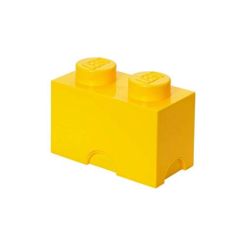 LEGO úložný box 2 125 x 250 x 180 mm žlutý