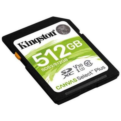 Kingston SDXC Canvas Select Plus 512GB 100MB/s UHS-I