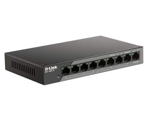 D-Link DSS-100E-9P 9-portový 10/100 PoE Surveillance Switch