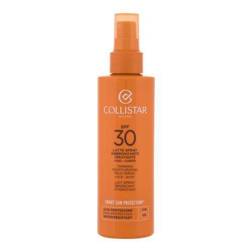 Collistar Smart Sun Protection Tanning Moisturizing Milk Spray SPF30 opalovací sprej na tělo i obličej 200 ml