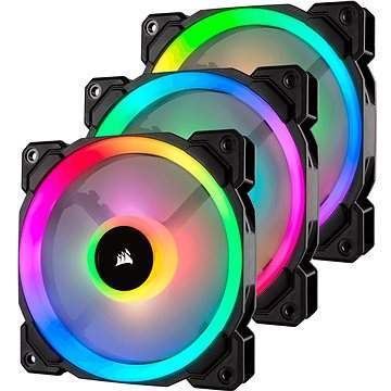 Corsair LL120 RGB LED 120mm Dual Light Loop PWM x3