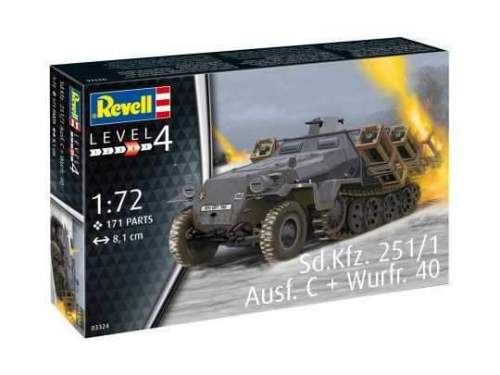 Plastic ModelKit military 03324 - Sd.Kfz. 251/1 Ausf. C + Wurfr. 40