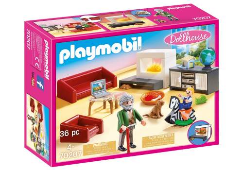 Playmobil 70207 Obývací pokoj s krbem