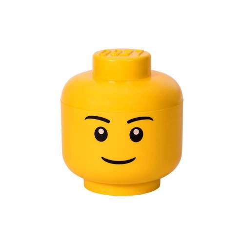 LEGO úložný box hlava velikost L chlapec