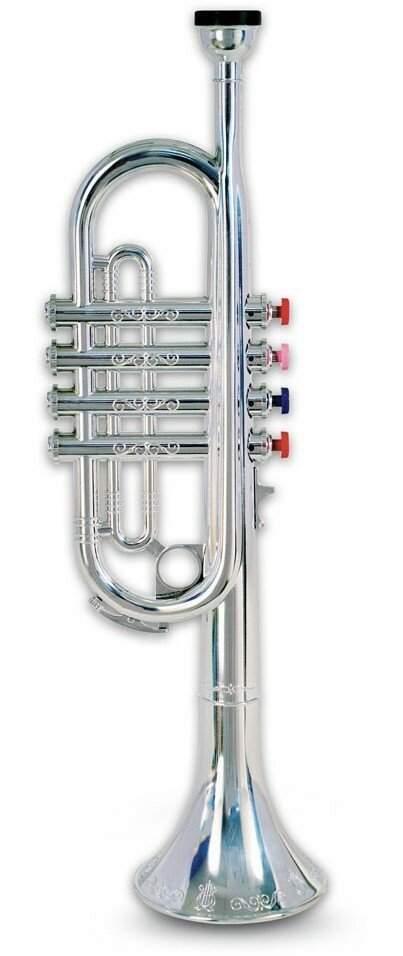 Bontempi Trumpeta stříbrná 4 klapky