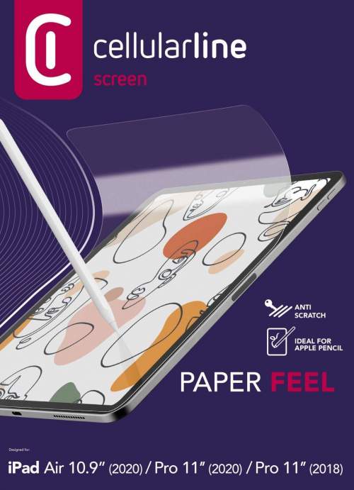Cellularline Paper Feel pro Apple iPad Air 10.9" (2020)/Pro 11" (2018/2020)