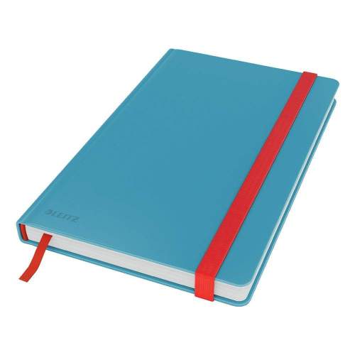 Leitz Modrý zápisník s hebkým povrchem 80 stran