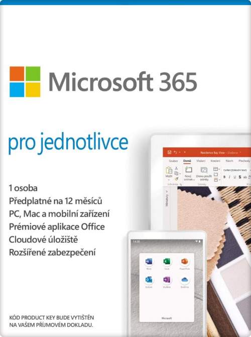 Microsoft 365 pro jednotlivce (elektornická licence)