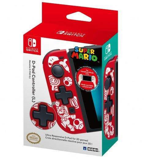HORI D-pad Controller (L) (Super Mario) (Switch)