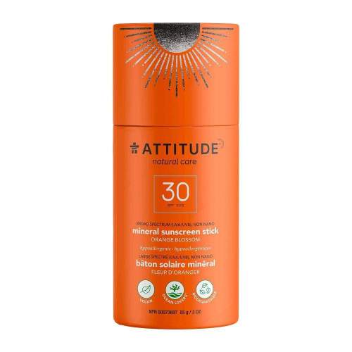 Attitude 100% minerální ochranná tyčinka na celé tělo SPF 30 -  Orange Blossom 85 g