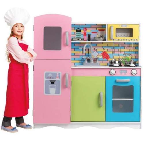 Eco Toys kuchyňka XXL s příslušenstvím barevná