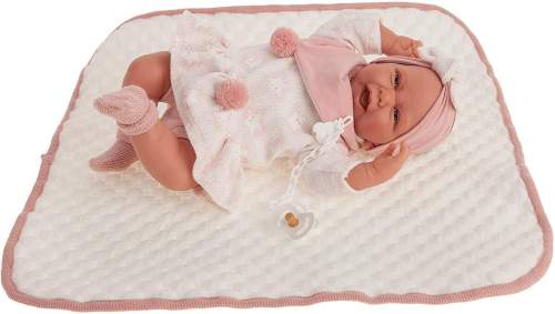 Antonio Juan 3304 Carla - realistická panenka miminko s měkkým látkovým tělem 40 cm