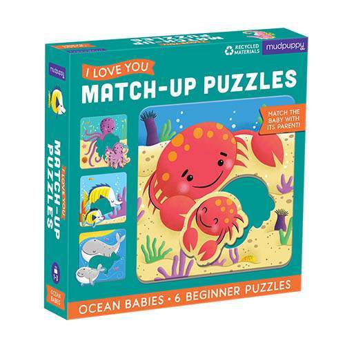 Mudpuppy Match-Up Puzzle Mláďata z oceánu