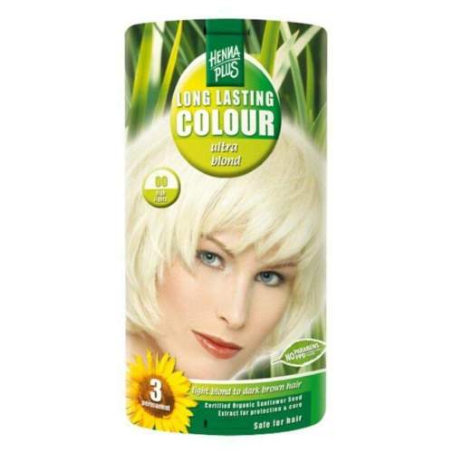 HennaPlus Dlouhotrvající barva zesvětlující Ultra blond 00 100 ml