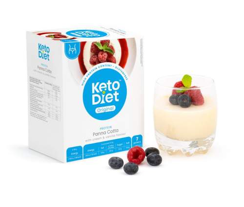 Keto panna cotta s příchutí smetany a vanilky (7 porcí) - KetoDiet - 100% česká keto dieta
