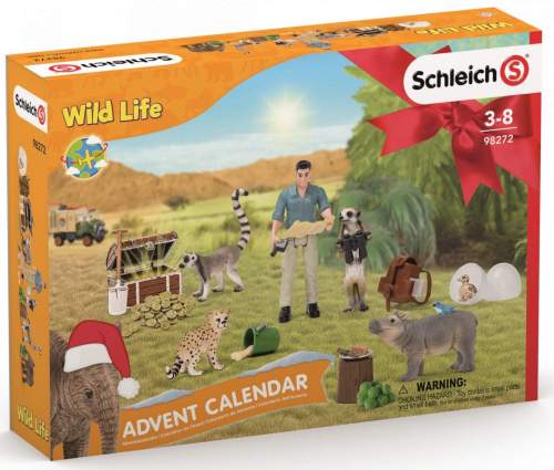 Schleich Adventní kalendář 2021 - Africká zvířata 98272