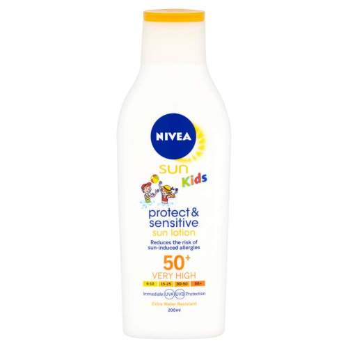 Nivea Sun Kids Protect & Sensitive Sun Lotion SPF 50+ 200ml