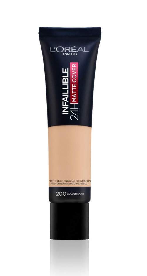 L'Oréal Paris Infaillible Matte make-up odstín 200 Golden Sand 35ml