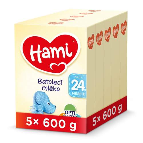 Hami Batolecí mléko od uk. 24. měsíce 5x600g