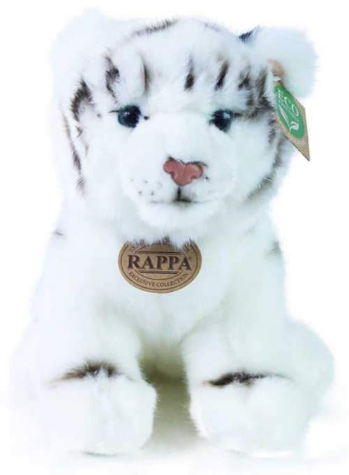 Rappa Eco-friendly bílý tygr, 25 cm