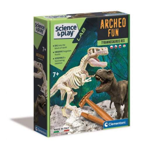 Clementoni Věda a hra vykopávky T-Rex