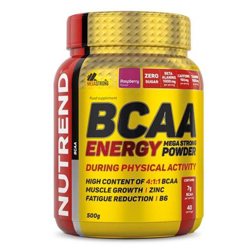 Nutrend BCAA Energy Mega Strong Powder 500g pomeranč