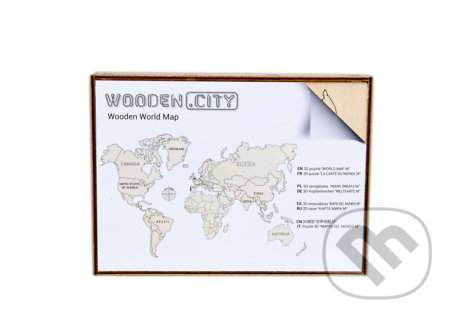 Wooden City Mapa Světa L