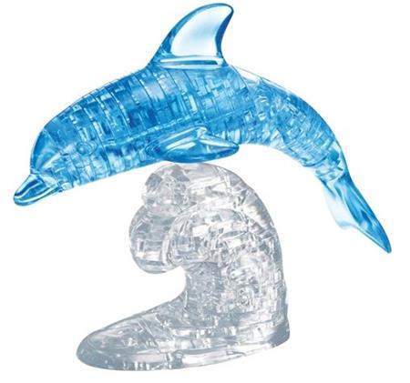HCM KINZEL 3D Crystal Skákající delfín 95 dílků