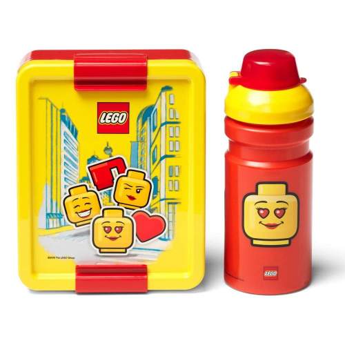 LEGO Iconic Girl svačinový set žlutá a červená