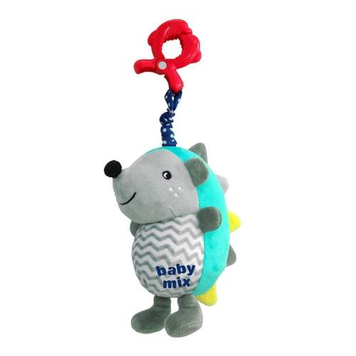 Baby Mix Dětská hračka s hracím strojkem Ježek modrý