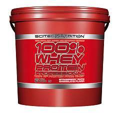 Scitec Nutrition 100% Whey Protein Professional 5000g, strawberry white chocolate