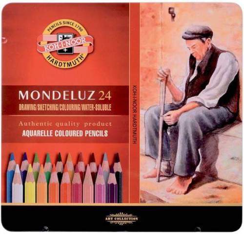 Koh-i-noor pastelky MONDELUZ akvarelové, 24 ks