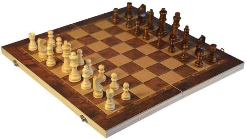Šachy dáma backgamon 3v1