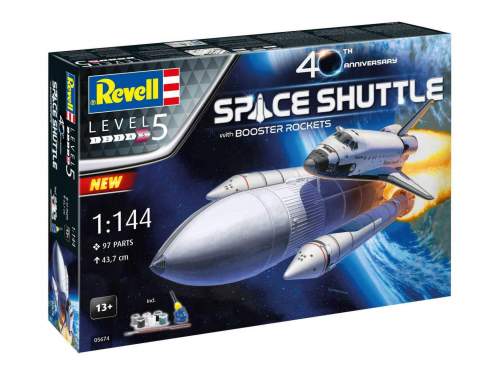 Revell Geschenkset Space Shuttle 40th 05674, 1:144