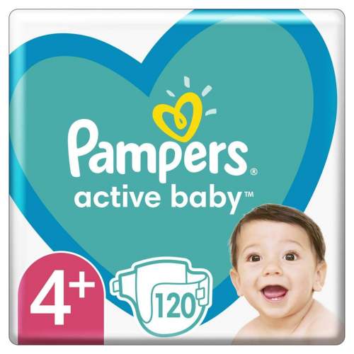 PAMPERS Active Baby 4+ (10-15 kg) 120 ks