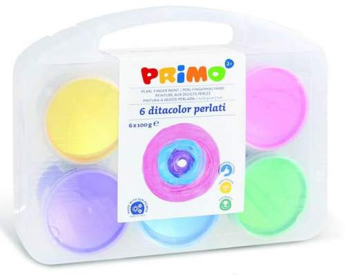 PRIMO Prstové barvy perleťové