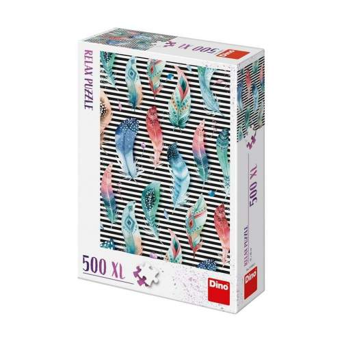 DINO Puzzle XL 500 dílků Pírka