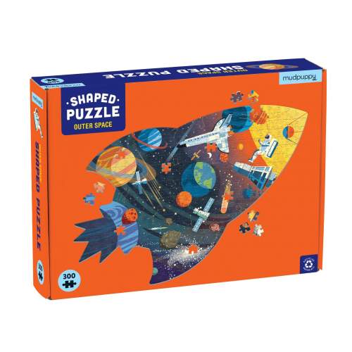 Mudpuppy Tvarované puzzle - Vesmír 300 ks