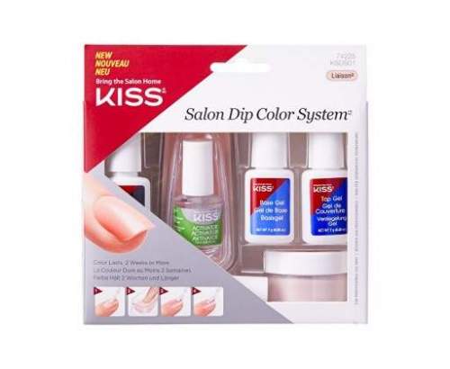 KISS Sada na přirozenou manikúru Salon Dip (Color System Kit)