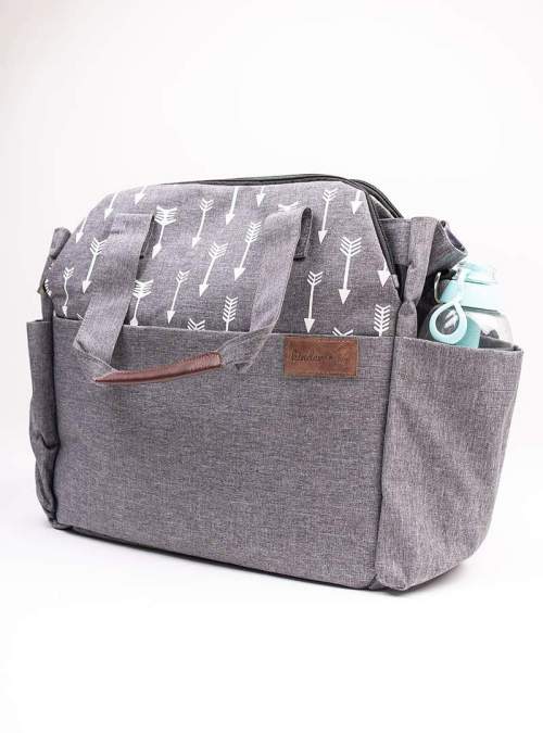 Kinder Hop Přebalovací taška 2v1 Traveler Bag Space Grey