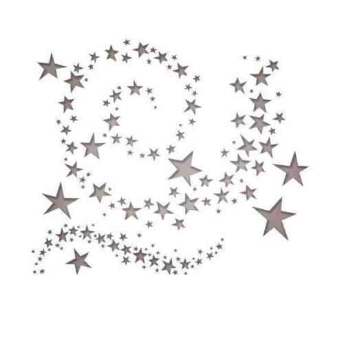 SIZZIX kovové šablony hvězdy