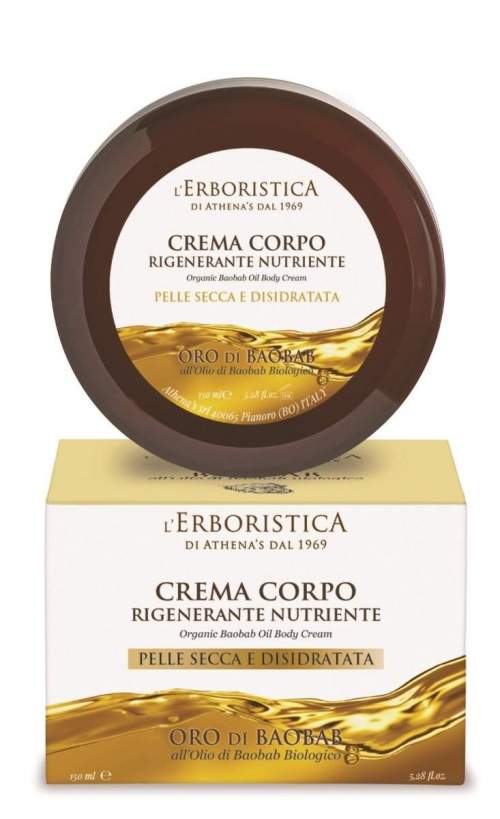 Erboristica Oro di Baobab tělový krém regenerační 150ml