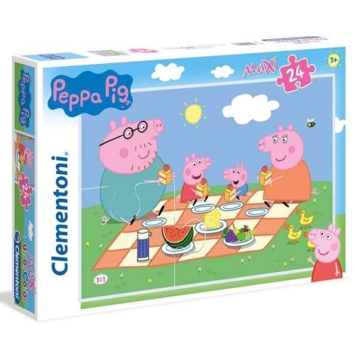 Clementoni Puzzle Maxi Prasátko Peppa 24 dílků