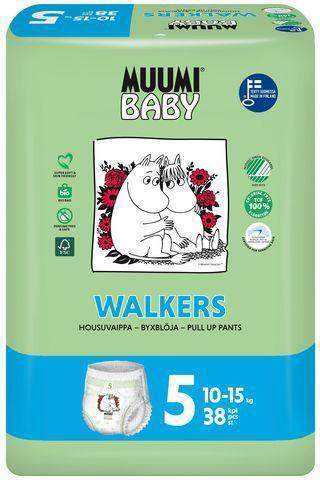 MUUMI Baby Walkers Maxi+ size 5 (10-15 kg) 38 ks