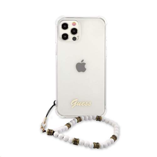 Guess PC Script and White Pearls Case iPhone 13