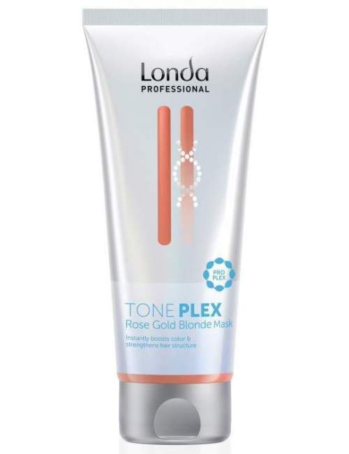 LONDA TonePLEX Rose Gold Blonde Mask 200ml - intenzivní maska pro obnovu barvy vlasů