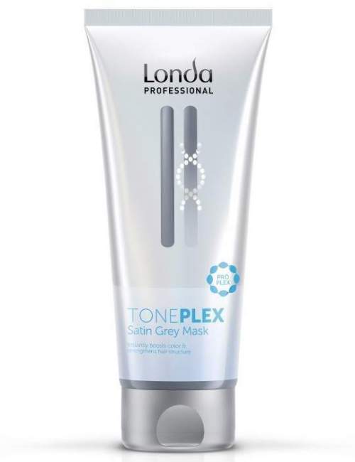 LONDA TonePLEX Satin Grey Mask 200ml - intenzivní maska pro obnovu barvy vlasů - šedá