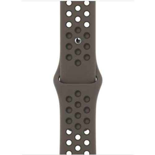 Apple Watch 45mm olivově šedý / cargo khaki sportovní řemínek Nike (ML8D3ZM/A)