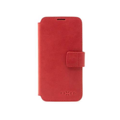 FIXED ProFit z pravé hovězí kůže pro Apple iPhone 13 červené (FIXPFIT2-723-RD)