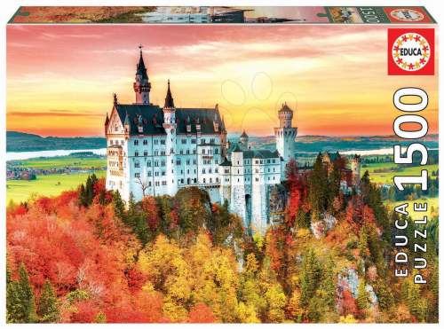 Educa Puzzle Podzim v Neuschwansteinu 1500 dílků